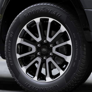 Platišče iz lahke zlitine 20" 6 x 2 kraki, črn